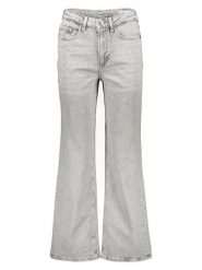 Vero Moda Dżinsy - Wide Leg fit - w kolorze szarym rozmiar: W29/L30. Szare jeansy Vero Moda, l, z aplikacjami. Za 100.99 zł.