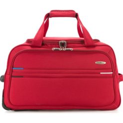 Torba podróżna V25-10-478-30. Czerwone torby podróżne Wittchen, bez wzorów, z materiału, do ręki. Za 159.90 zł.