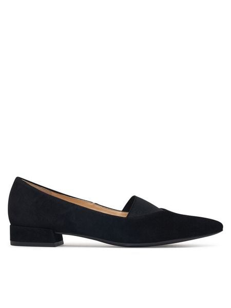 HÖGL Półbuty 0-172022-01000 Czarny. Czarne czółenka Högl, bez wzorów, ze skóry, bez obcasa, na obcasie, bez zapięcia. Za 649.99 zł.