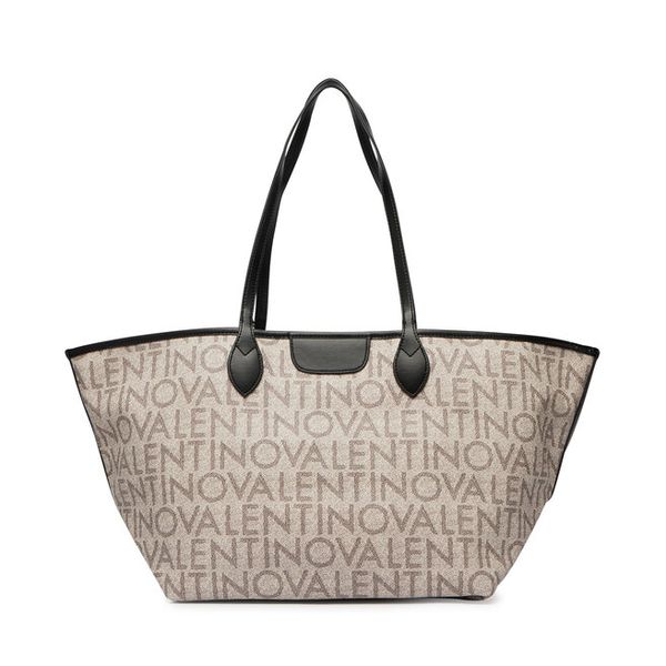 Torebka Valentino. Niebieskie shopper Valentino, bez wzorów, bez dodatków. Za 609.99 zł.