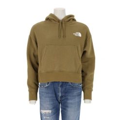 Second life - Damska bluza z kapturem TNF Khaki - Jak nowy. Zielone bluzy The North Face, bez wzorów, z kapturem. Za 149.06 zł.