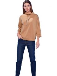 Heine Bluza w kolorze beżowym rozmiar: 44. Brązowe bluzy Heine, bez wzorów, bez kaptura. Za 68.95 zł.