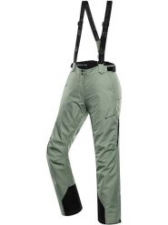 Alpine Pro Spodnie narciarskie "Osaga" w kolorze zielonym rozmiar: S. Zielone spodnie dresowe Alpine Pro, m, bez wzorów. Za 358.48 zł.