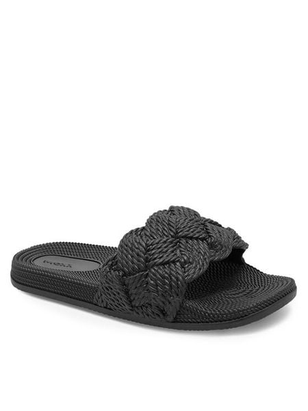 MEXX Klapki CEO-MICH1906041W-01 Czarny. Czarne klapki Mexx, bez wzorów, z syntetyku, bez obcasa. Za 59.99 zł.