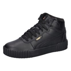 Buty sportowe damskie Puma Carina 3.0 Mid. Czarne obuwie sportowe Puma, z syntetyku, bez zapięcia. Za 490.00 zł.