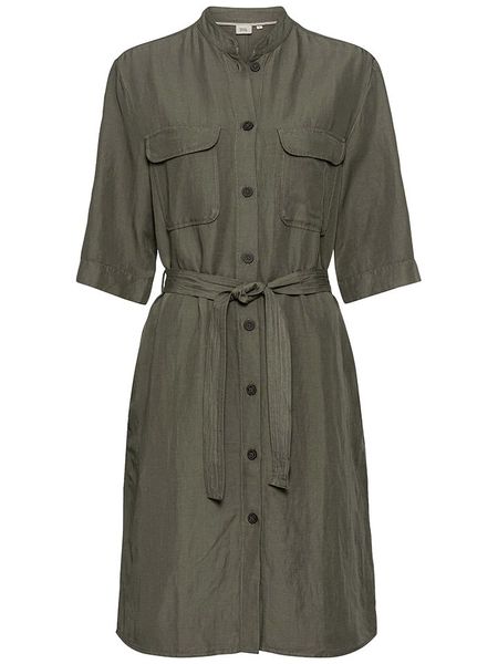 Camel Active Sukienka w kolorze khaki rozmiar: L. Brązowe sukienki Camel Active, na co dzień, l, bez wzorów, z tkaniny, bez kołnierzyka, bez ramiączek, midi, proste. Za 280.61 zł.