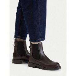 Sztyblety Lasocki. Brązowe botki Lasocki, bez wzorów, bez obcasa, na płaskiej podeszwie, bez zapięcia. Za 259.99 zł.