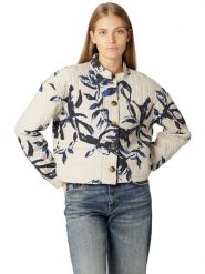 Ilse Jacobsen Kurtka przejściowa w kolorze kremowym rozmiar: 42. Brązowe kurtki Ilse Jacobsen, bez wzorów, bez kaptura. Za 173.99 zł.