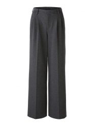 Oui Spodnie w kolorze antracytowym rozmiar: 44. Czarne spodnie materiałowe Oui, bez wzorów, z materiału. Za 184.46 zł.