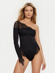 Hunkemöller Body Azalea 300217 Czarny Slim Fit. Czarne body Hunkemöller, s, bez wzorów, z syntetyku. Za 159.99 zł.