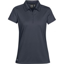 Damska Koszulka Polo H2XDRY. Niebieskie koszulki polo STORMTECH, xl, bez wzorów, bez kołnierzyka, bez ramiączek. Za 105.99 zł.