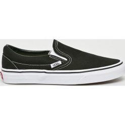 Vans - Tenisówki Classic Slip-On. Czarne trampki Vans, bez wzorów, z materiału, bez zapięcia. W wyprzedaży za 179.90 zł.