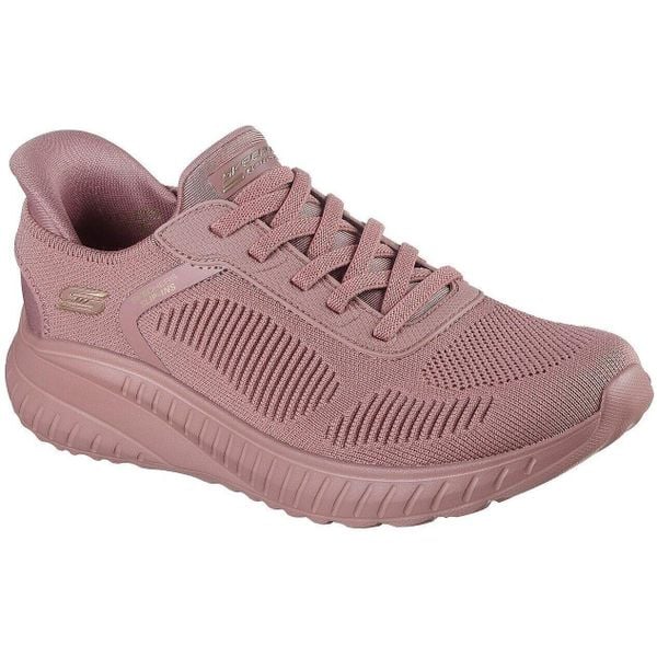 Buty sportowe damskie Skechers Bobs Squad Chaos C. Czerwone obuwie sportowe Skechers, bez zapięcia. Za 390.00 zł.