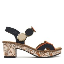 Sandały Rieker. Sandały Rieker, bez wzorów, bez obcasa, na słupku, bez zapięcia. Za 329.99 zł.