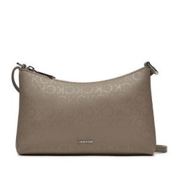 Torebka Calvin Klein. Brązowe listonoszki Calvin Klein, bez wzorów, bez dodatków. Za 199.99 zł.
