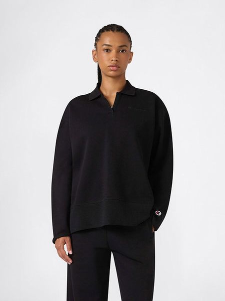 Champion Bluza w kolorze czarnym rozmiar: L. Czarne bluzy sportowe Champion, l, bez wzorów, bez kaptura. Za 184.95 zł.