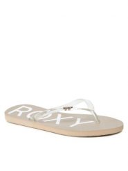 Roxy Japonki ARJL100915 Biały. Białe klapki Roxy, bez wzorów, z tworzywa sztucznego, bez obcasa. Za 39.99 zł.