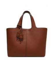Elisabetta Franchi Torebka BS-96A-52E2-V450 Brązowy. Brązowe torebki klasyczne Elisabetta Franchi, bez wzorów, ze skóry, bez dodatków. Za 1,359.00 zł.