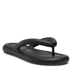 Japonki Melissa. Czarne klapki Melissa, bez wzorów, bez obcasa. Za 209.99 zł.