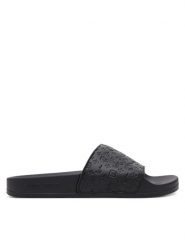 Karl Kani Klapki Pool Slide Prm PD00006204 Czarny. Czarne klapki Karl Kani, bez wzorów, z tworzywa sztucznego, bez obcasa. Za 129.99 zł.