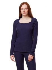 Triumph Koszulka w kolorze granatowym rozmiar: 40. Niebieskie bluzki Triumph, bez wzorów, bez kołnierzyka, bez ramiączek. Za 114.17 zł.