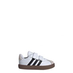 Kapcie ADIDAS VL COURT 3.0 CF I Biały. Białe obuwie domowe Adidas, bez wzorów, bez zapięcia. Za 179.00 zł.