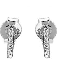 Vittoria Jewels Złote kolczyki-wkrętki z diamentami rozmiar: onesize. Szare kolczyki Vittoria Jewels, z diamentem, złote. Za 652.99 zł.