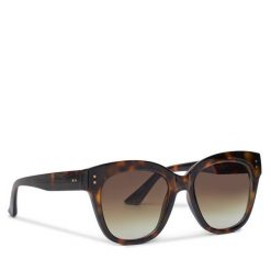 Okulary przeciwsłoneczne Pieces. Brązowe okulary przeciwsłoneczne Pieces, bez wzorów. Za 69.99 zł.