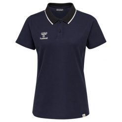 Koszulka polo damska hml Move Polo Woman. Szare bluzki Hummel, s, bez wzorów, bez kołnierzyka, bez ramiączek. Za 74.00 zł.