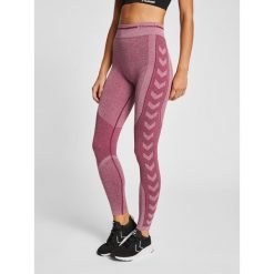 Legginsy damskie Hummel MT Lulu. Czerwone legginsy sportowe Hummel, m, bez wzorów, z dzianiny, na jogę i pilates. W wyprzedaży za 179.00 zł.