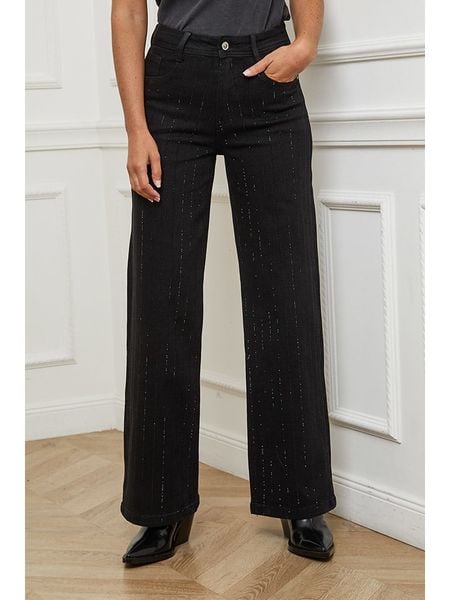 L'armoire de Suzette Dżinsy - Regular fit - w kolorze czarnym rozmiar: 38. Czarne jeansy L'armoire de Suzette, l, bez wzorów, z standardowym stanem. Za 217.02 zł.