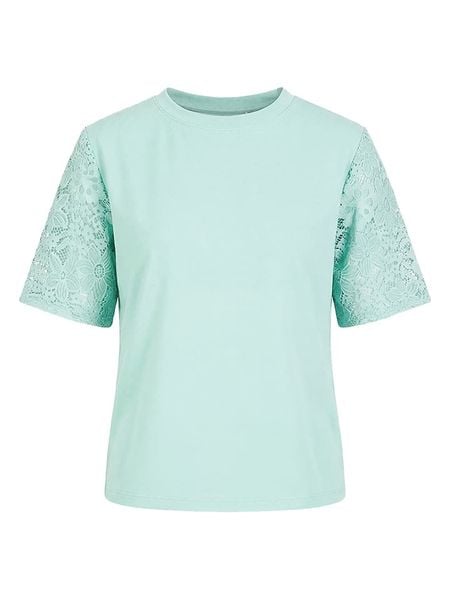 Sublevel Koszulka w kolorze turkusowym rozmiar: M/L. Niebieskie bluzki Sublevel, l, bez wzorów, z koronki, bez kołnierzyka, bez ramiączek. Za 89.95 zł.
