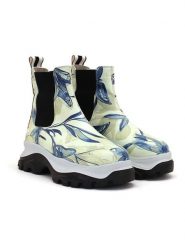 Goby Sztyblety w kolorze niebiesko-zielonym rozmiar: 39. Niebieskie botki Goby, bez zapięcia. Za 347.99 zł.