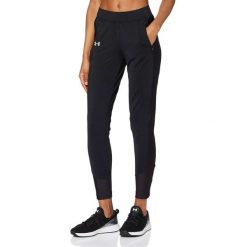 Spodnie treningowe damskie Under Armour ColdGear Run. Czarne spodnie dresowe Under Armour, bez wzorów, z poliesteru, na fitness i siłownię. W wyprzedaży za 186.00 zł.