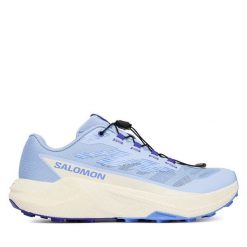 Buty do biegania Salomon. Niebieskie obuwie sportowe Salomon, bez zapięcia, do biegania. Za 409.99 zł.