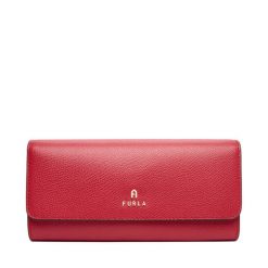 Duży Portfel Damski Furla. Czerwone portfele Furla, bez wzorów. Za 849.99 zł.