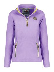 Geographical Norway Bluza polarowa w kolorze fioletowym rozmiar: L. Różowe bluzy Geographical Norway, l, bez wzorów, z polaru, bez kaptura. Za 83.62 zł.