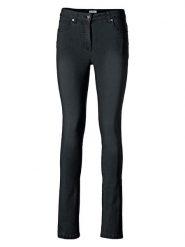Heine Dżinsy - Slim fit - w kolorze czarnym rozmiar: 38. Czarne jeansy Heine, bez wzorów. Za 52.67 zł.