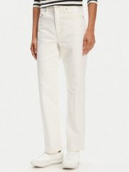 Tommy Jeans Jeansy Layla DW0DW20481 Biały Straight Fit. Białe jeansy Tommy Jeans, bez wzorów. Za 299.99 zł.