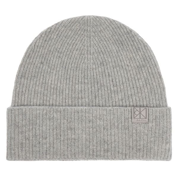 Czapka Calvin Klein. Szare czapki Calvin Klein, bez wzorów. Za 329.99 zł.