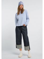 ELBSAND Bluza "Edrun" w kolorze błękitnym rozmiar: L. Niebieskie bluzy sportowe ELBSAND, l, bez wzorów, z bawełny, bez kaptura. Za 179.22 zł.