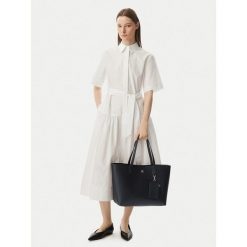 Torebka Tommy Hilfiger. Czarne shopper TOMMY HILFIGER, bez wzorów, bez dodatków. Za 649.99 zł.