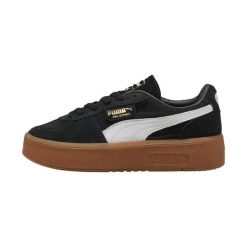 Buty PUMA YELLOW PALERMO ELEVATA Czarny. Czarne trekkingi Puma, z materiału, do biegania. Za 302.50 zł.