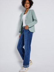 Street One Damska bluza dresowa Kobiety zielony jednolity, 40. Zielone bluzy Street One, bez wzorów, z dresówki, bez kaptura. Za 299.95 zł.
