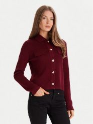 Morgan Kardigan 252-MIMDIE Bordowy Regular Fit. Czerwone kardigany Morgan, xs, bez wzorów, z syntetyku. Za 329.99 zł.