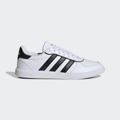 Buty Breaknet Sleek. Białe trekkingi Adidas, z gumy, trekkingowe. Za 239.00 zł.
