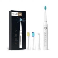 Szczoteczka soniczna do zębów z zestawem końcówek FairyWill 507 (Biały). Szczoteczki soniczne FairyWill. Za 69.00 zł.