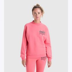 Bluza damska DIADORA L. SWEATSHIRT CREW MANIFESTO. Czerwone bluzy Diadora, l, bez wzorów, bez kaptura. Za 119.99 zł.