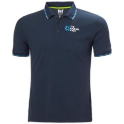 Polo Helly Hansen the ocean race. Niebieskie koszulki polo Helly Hansen, bez wzorów, bez kołnierzyka, bez ramiączek. Za 325.50 zł.