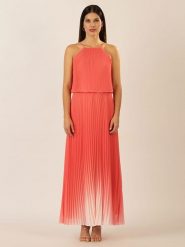 APART Sukienka w kolorze koralowo-białym rozmiar: 42. Czerwone sukienki Apart, bez wzorów, bez kołnierzyka, bez ramiączek, maxi. Za 326.99 zł.